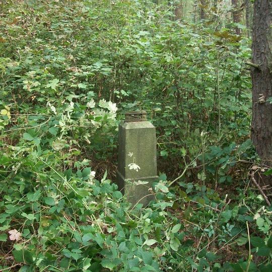 Kříž nad Líšinou v lese