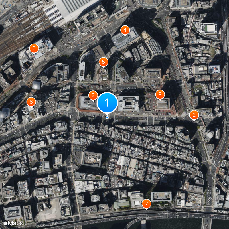 Kitashinchi Map