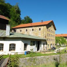 Ehemals Hochofen- und Produktionsgebäude des Berg- und Hüttenwerks Achthal, sogenannte Gießerei