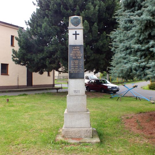 World War I memorial in Malovidy
