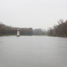 Old weir by Obříství
