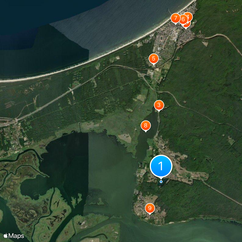 Turkusowe Lake Map
