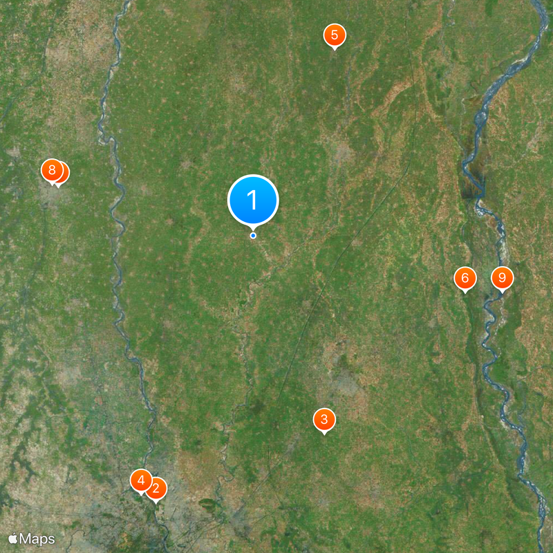 Budhana Map