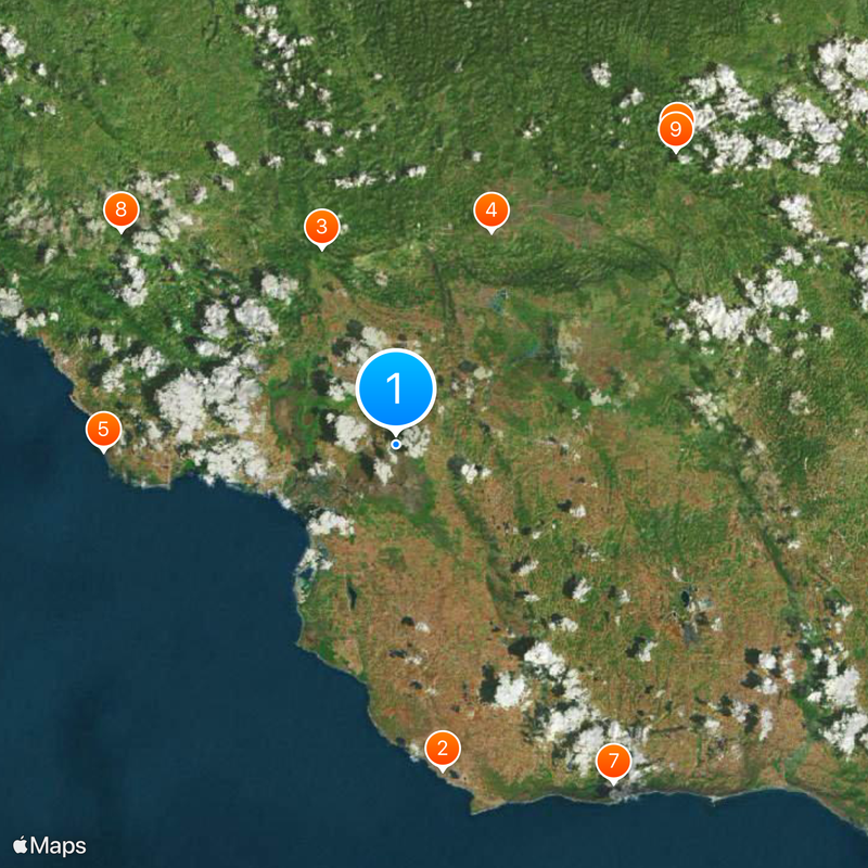 Parroquia de Saint Elizabeth Mapa