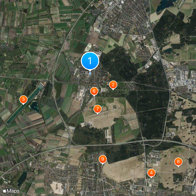 Oberschleissheim Mapa