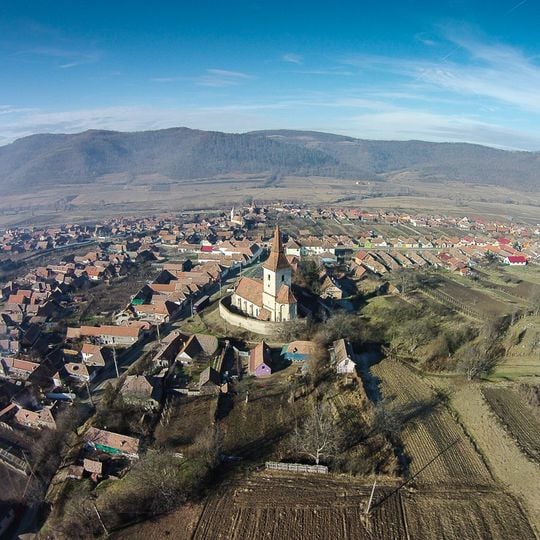 Lutheran church in Agârbiciu, Sibiu