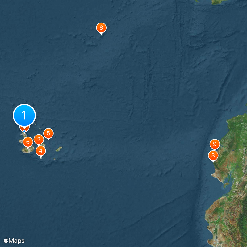 Galápagos Province Map