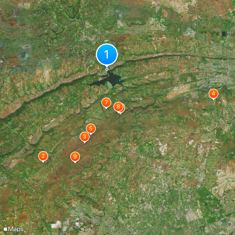Hartbeespoort Dam Map