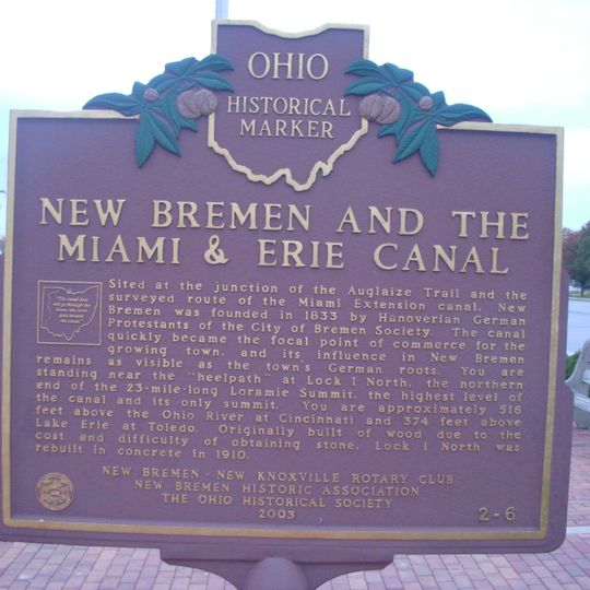 The Miami & Erie Canal and New Bremen