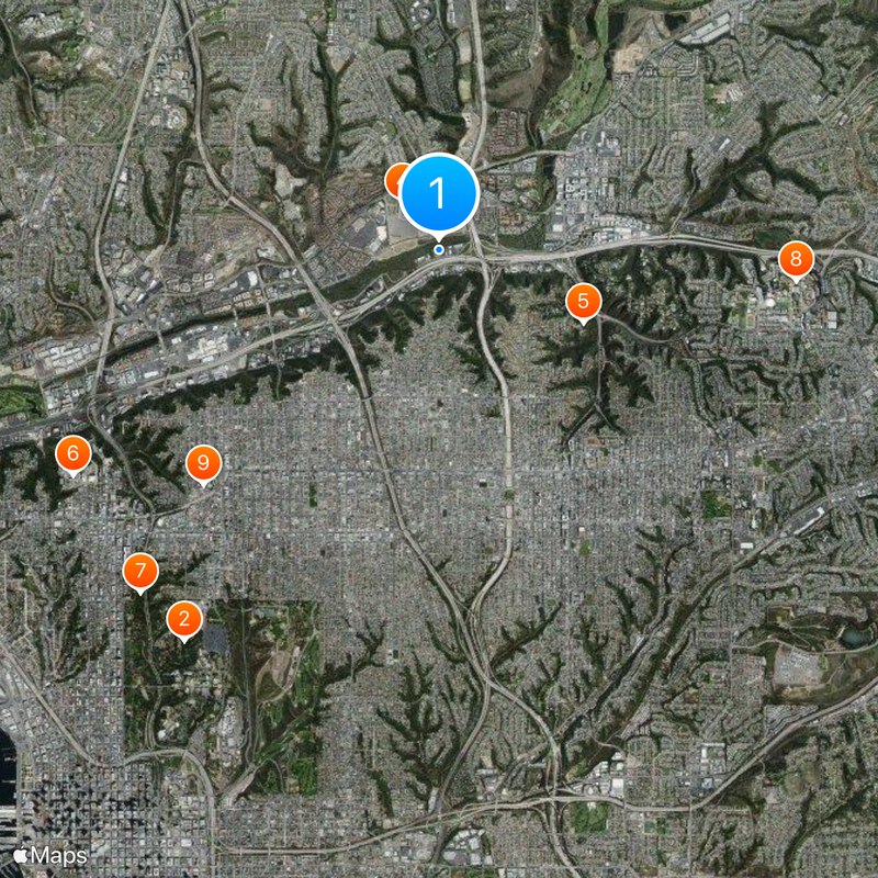 California Miramar University Map