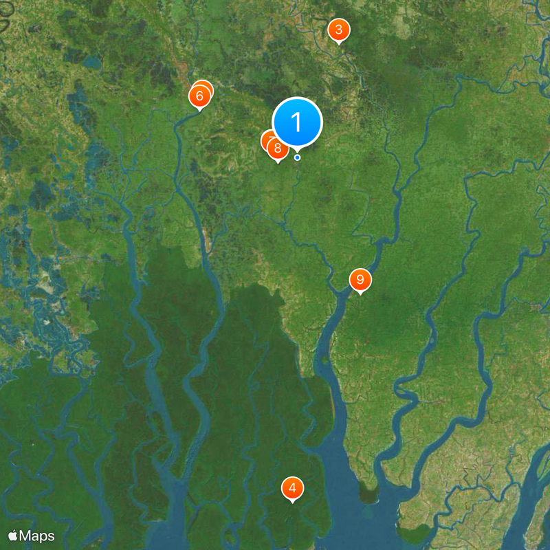 Bagerhat District Map