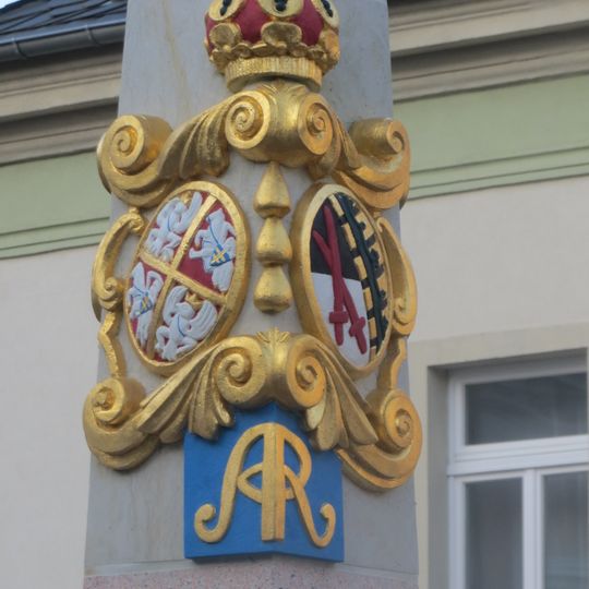 Kursächsische Postmeilensäule Auerbach/Vogtl.