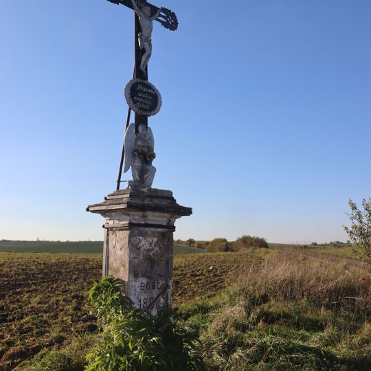 Kříž u cesty západně od Příštpa