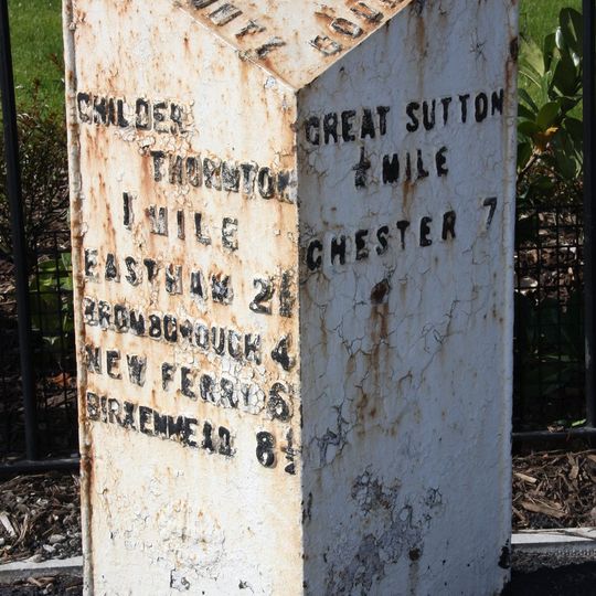 Milepost, Little Sutton