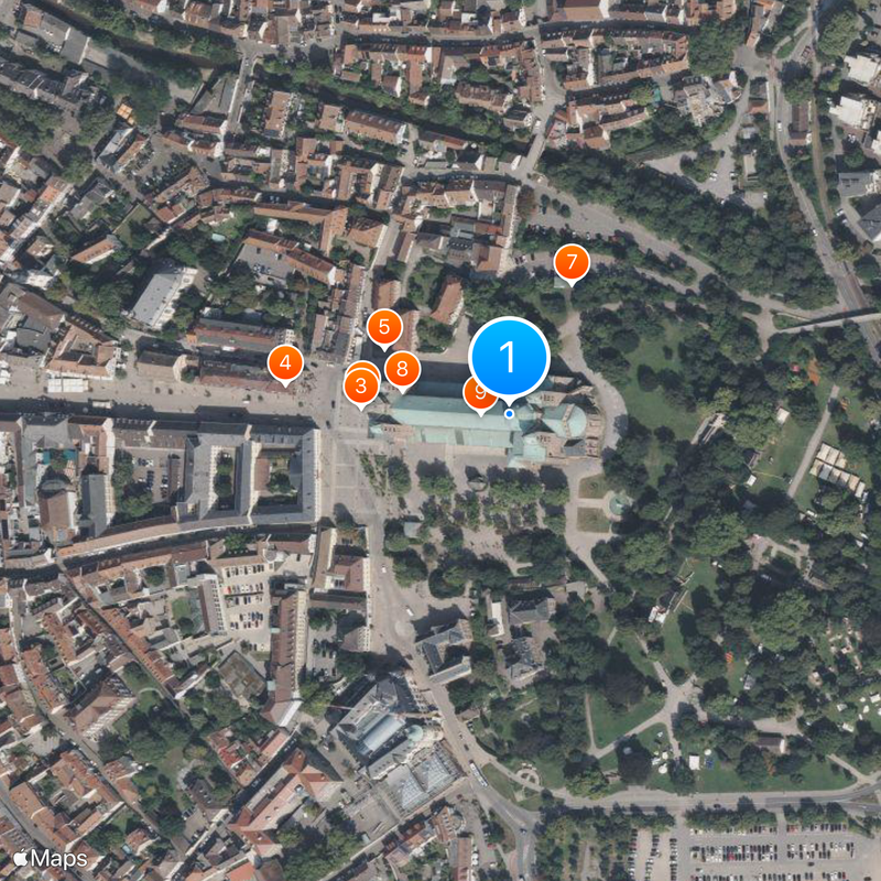 Dom van Speyer Kaart