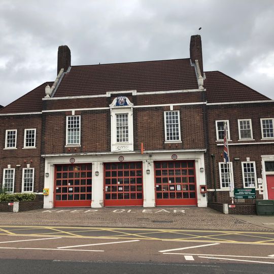 Fire Station And Firemen's Homes
