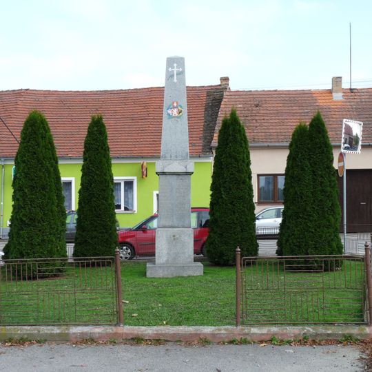 World War I memorial in Němčice