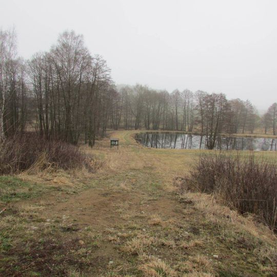 Kříž u Jankovského potoka západně od osady Polánky