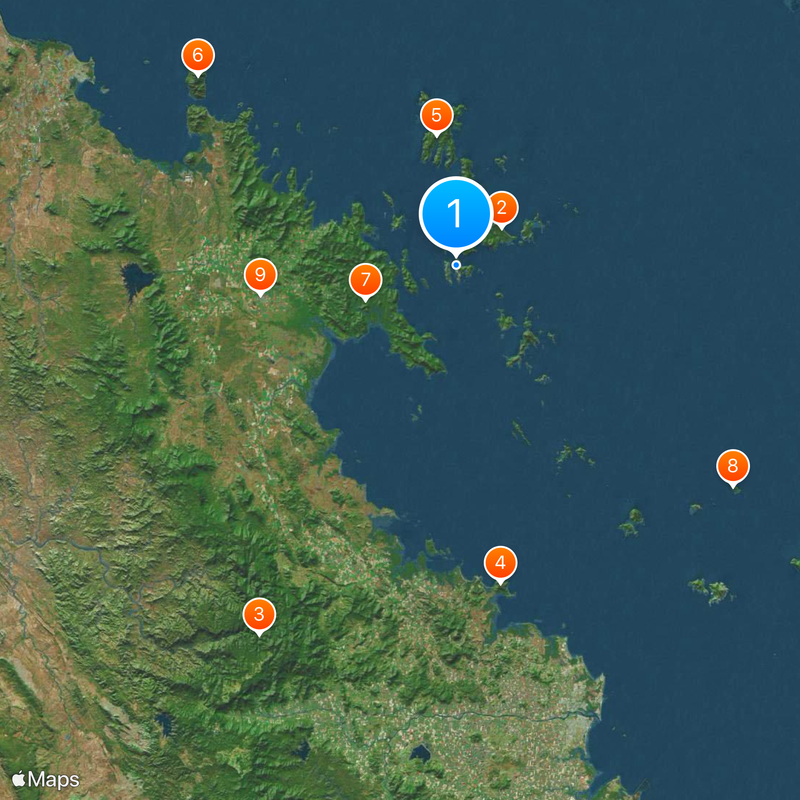 Whitsunday Islands Map