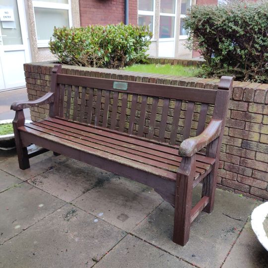 Summerfield Hospital WVS bench
