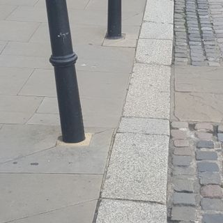 8 Bollards (On Pavement Outside Main Entrance To Tower Of London)