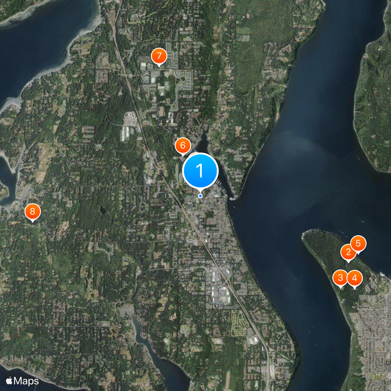 Gig Harbor Mappa