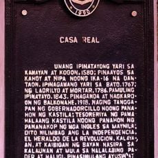 Casa Real historical marker