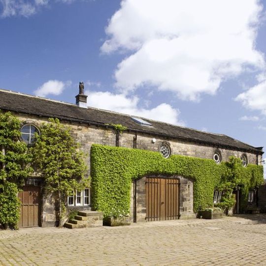 Main L Shaped Block Of Stable, Coach House And Barn Enclosing The Court To North Of The Hall Outbuildings At Royds Hall