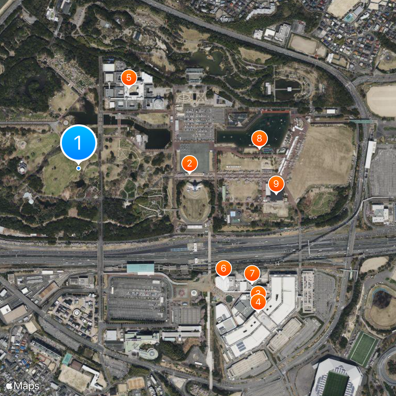 Expo '70 Commemorative Park Map