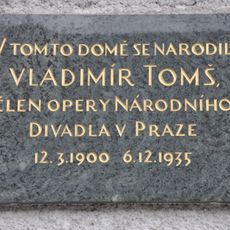 Pamětní deska Vladimíra Tomše
