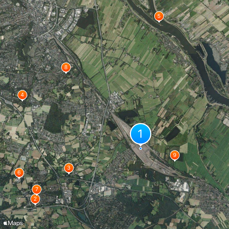 Maschen Marshalling Yard Map