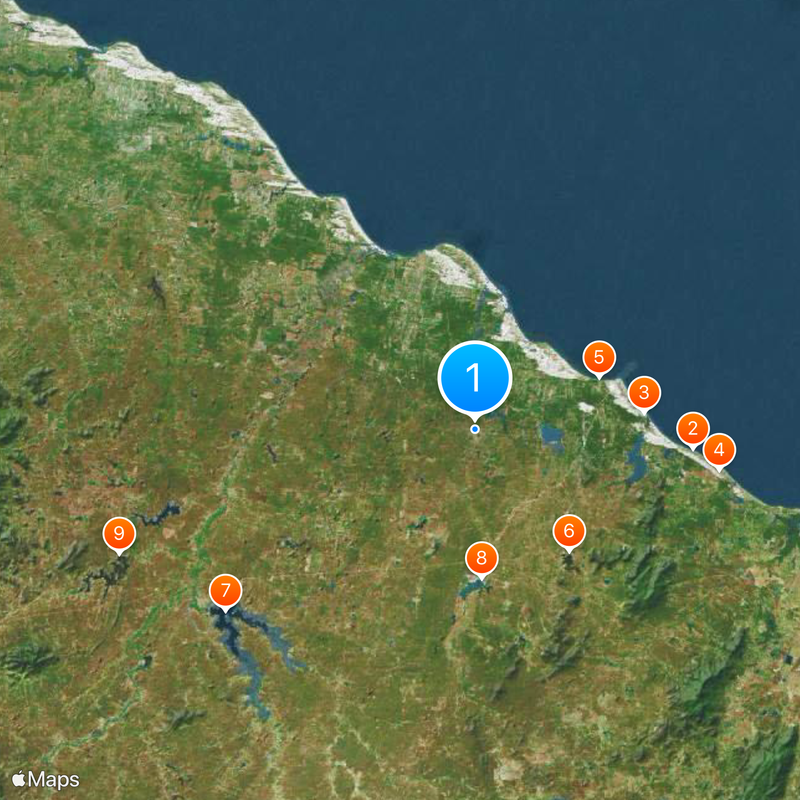 São Gonçalo do Amarante Map