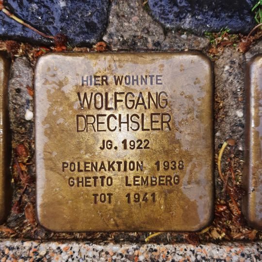 Stolperstein en memoria de Wolfgang Drechsler