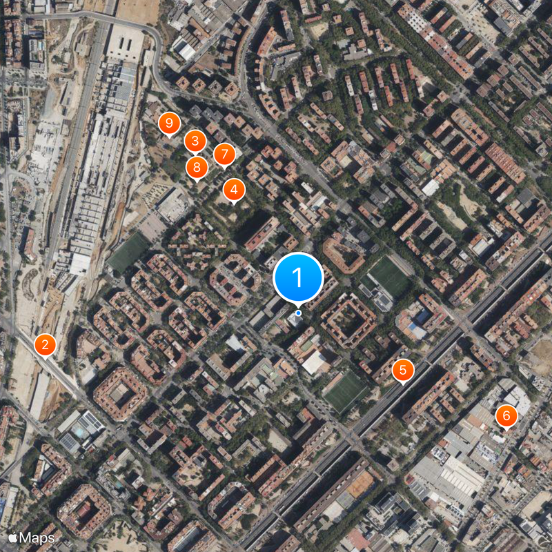 Gabriel Garcia Marquez Library Mappa