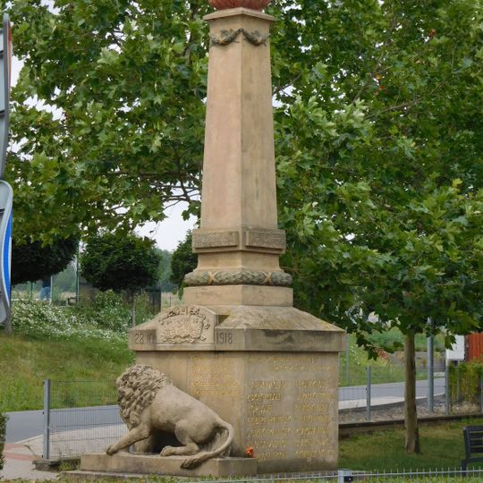World Wars I and II Memorial in Dolní Břežany