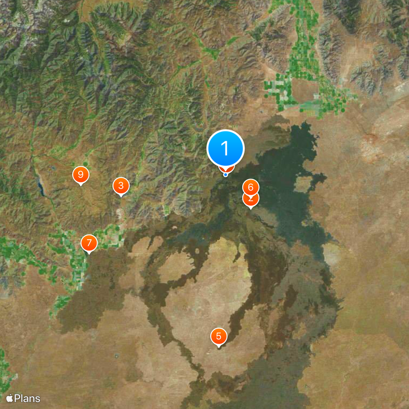 Craters of the Moon National Monument and Preserve Map