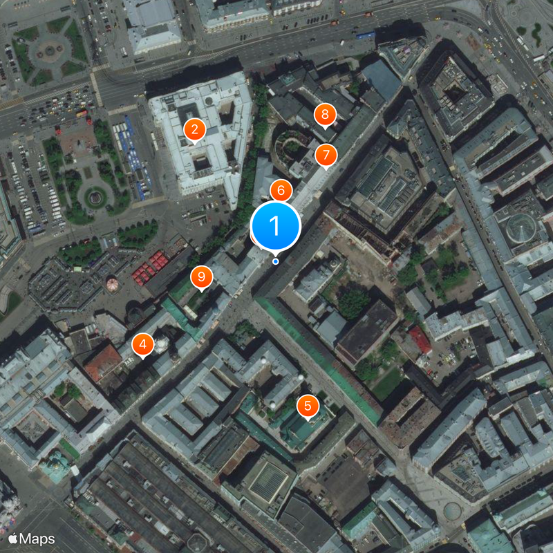 Nikolskaya Street Map