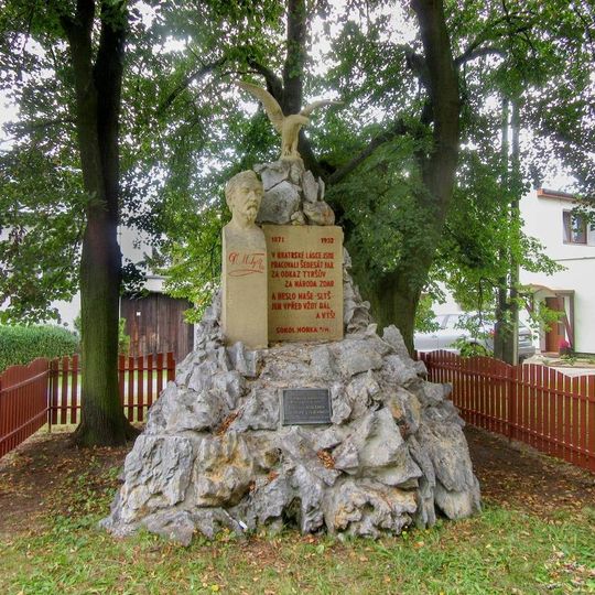 Monument to Miroslav Tyrš in Horka nad Moravou