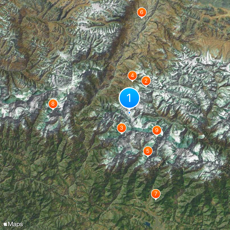 Tilicho Lake Map