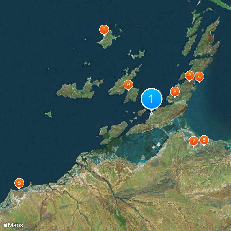 Dampier Map