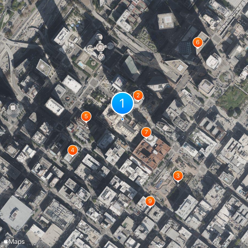 Los Angeles Public Library Map