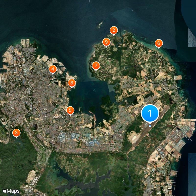 Hang Nadim Airport Mapa