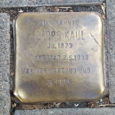 Stolperstein à la mémoire de Georg Kaul