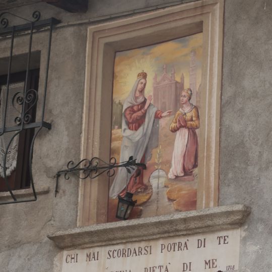 Affresco Beata Vergine di Caravaggio