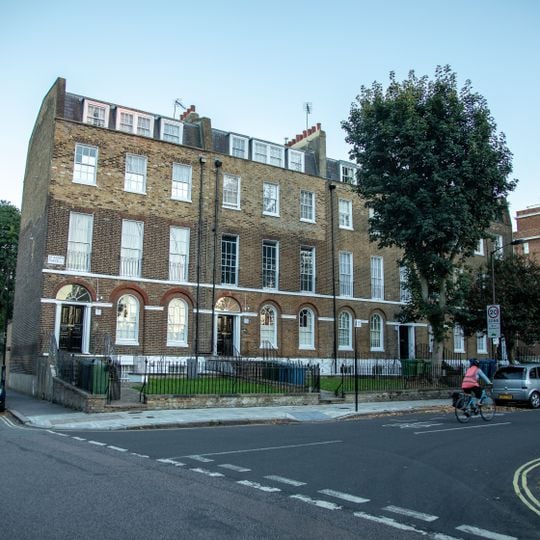 Numbers 1-7 And Attached Railings