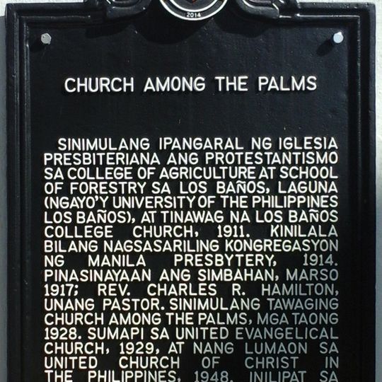 Church Among the Palms historical marker