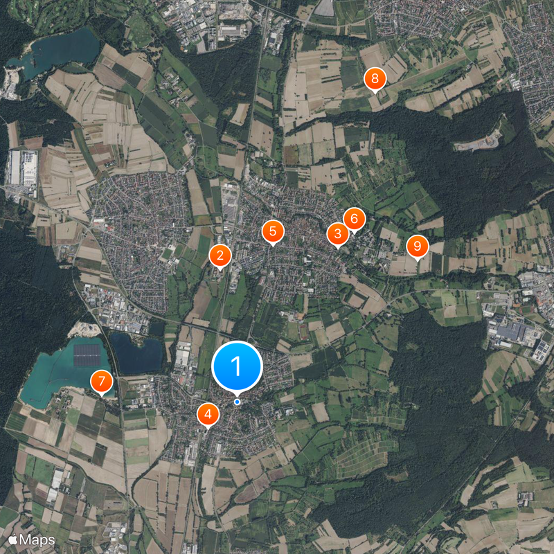 Bad Schönborn Kaart