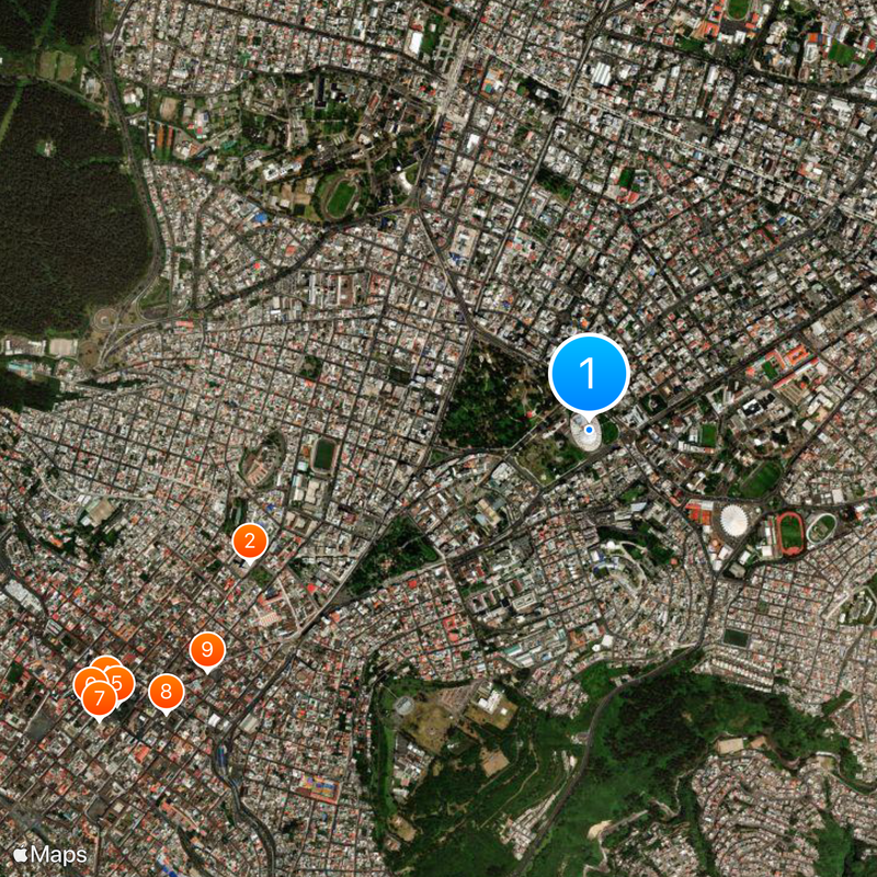 Casa de la Cultura Ecuatoriana Map