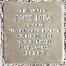 Stolperstein dedicated to Fritz Loew