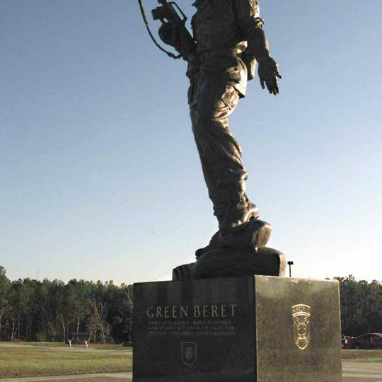 The Special Warfare Memorial Statue